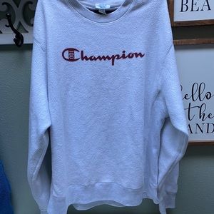 Oversized champion crew neck